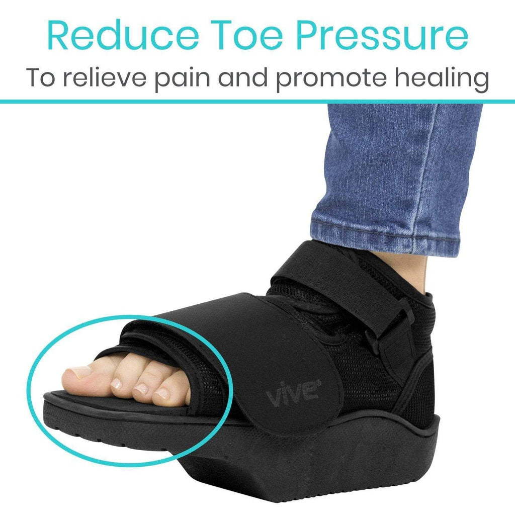 Zapato para eliminar presión en dedos