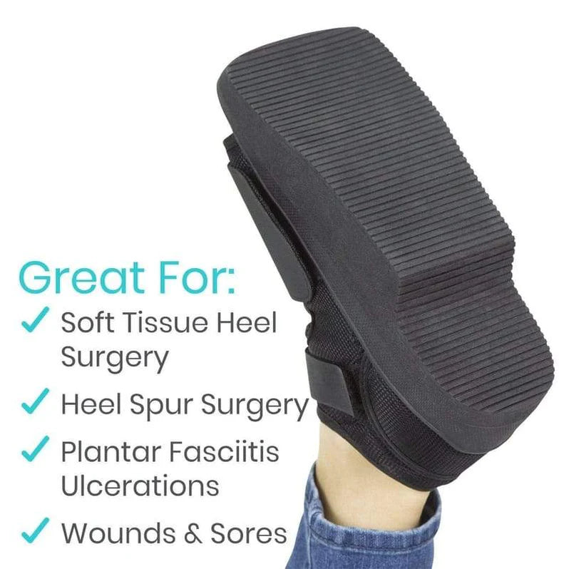 Zapato para eliminar presión en talón